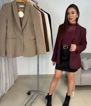 Blazer Feminino Alfaiataria Importado com Tecnologia de Memória – Elegância Absoluta