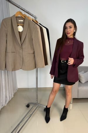 Blazer Feminino Alfaiataria Importado com Tecnologia de Memória – Elegância Absoluta