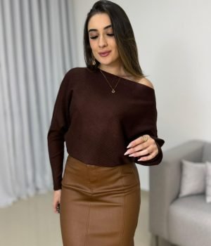 Blusa Modal Feminina Manga Morcego Importada Premium – Conforto e Estilo