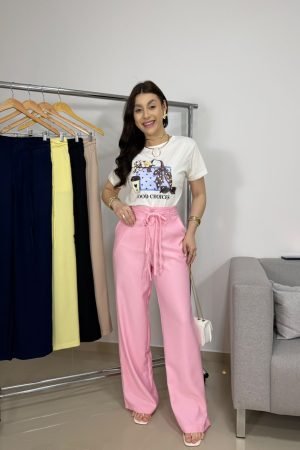 Calça Pantalona Vicenza em Alfaiataria Marrant