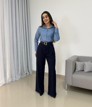 Calça de Alfaiataria Feminina com Cinto (12)