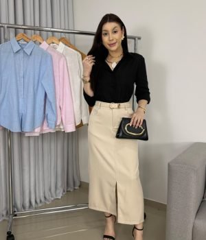 Camisa Antonella em Linho Importado – O Frescor do Quiet Luxury